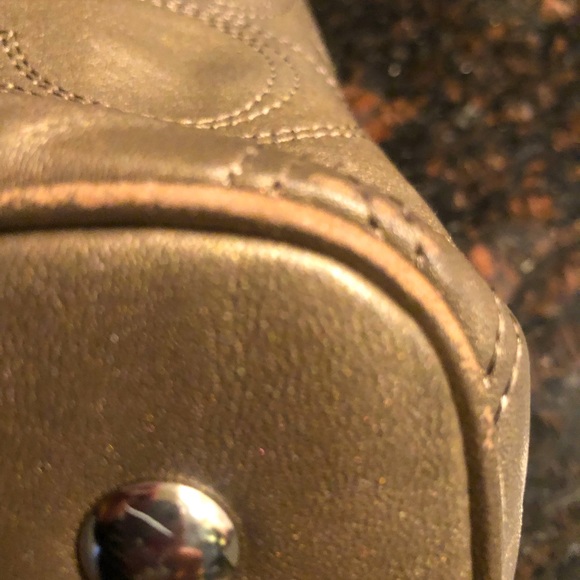 Coach A1276-F19413 Satchel in Bronze Leather - Picture 6 of 16